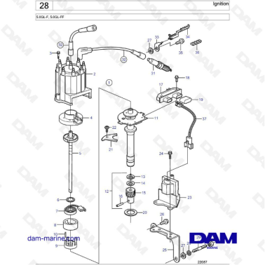 Volvo Penta 5.0L GL -...