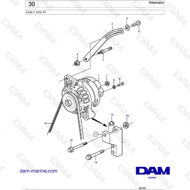 Volvo Penta 5.0L GL -...