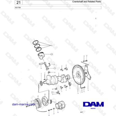 Volvo Penta AQ175 -...