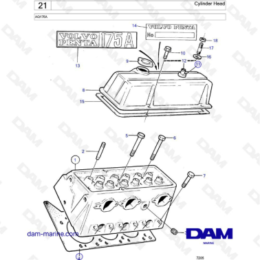 Volvo Penta AQ175 -...
