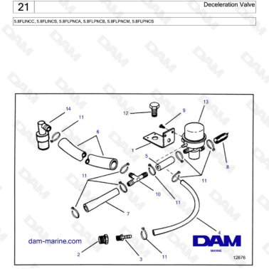  Volvo Penta 5.8L FI -...