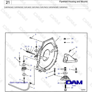  Volvo Penta 5.8L FI -...