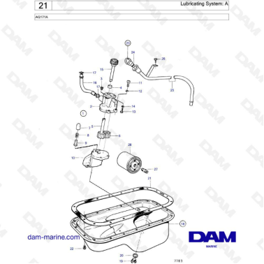Volvo Penta AQ171A -...