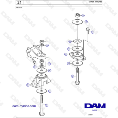 Volvo Penta V8-270 -...