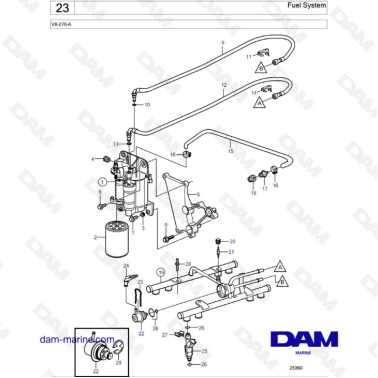 Volvo Penta V8-270 -...