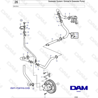 Volvo Penta V8-270 -...