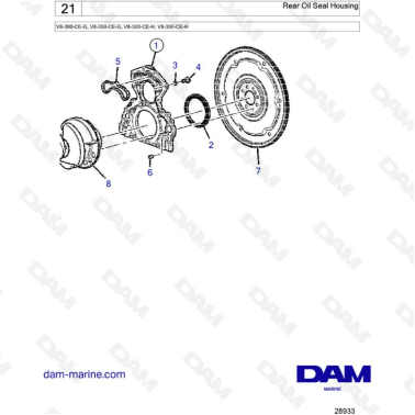 Volvo Penta V8-300 -...