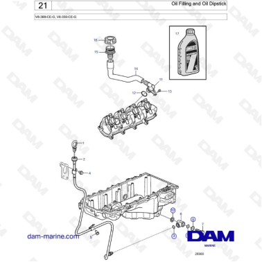Volvo Penta V8-300 -...