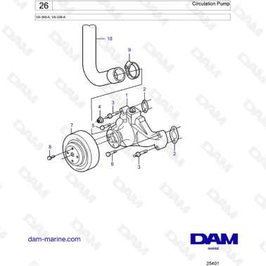 Volvo Penta V8-320 -...
