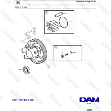 Volvo Penta V8-320 -...