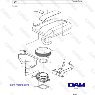 Volvo Penta V6-200 - Cuerpo...