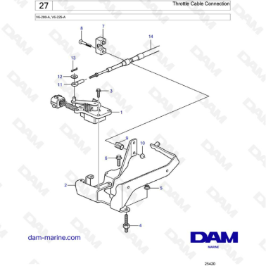 Volvo Penta V6-200 -...