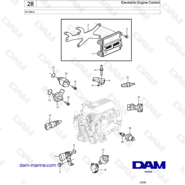 Volvo Penta V6-200 -...
