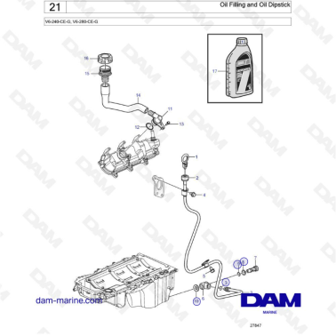 Volvo Penta V6-240 / V6-280...
