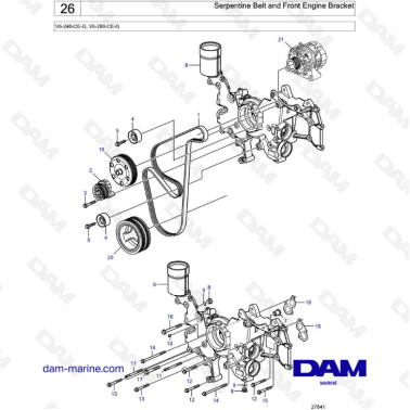 Volvo Penta V6-240 / V6-280...