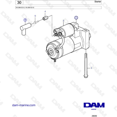 Volvo Penta V6-240 y V6-280...