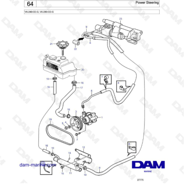 Volvo Penta V6-240 y V6-280...