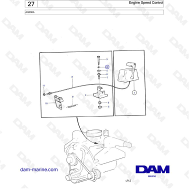 Volvo Penta AQ290A -...