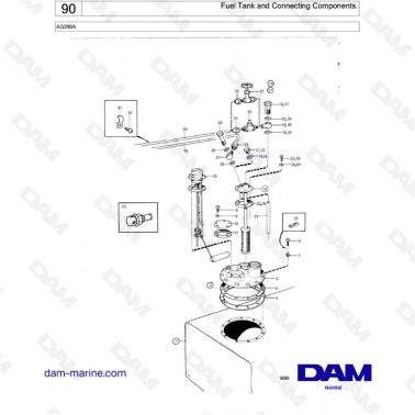 Volvo Penta AQ290A -...