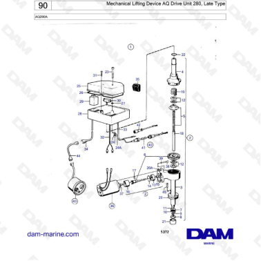 Volvo Penta AQ290A -...