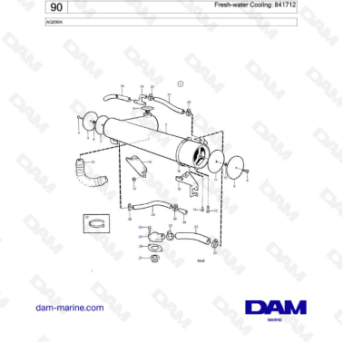 Volvo Penta AQ290A -...
