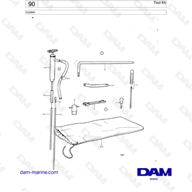 Volvo Penta AQ290A - Kit de...