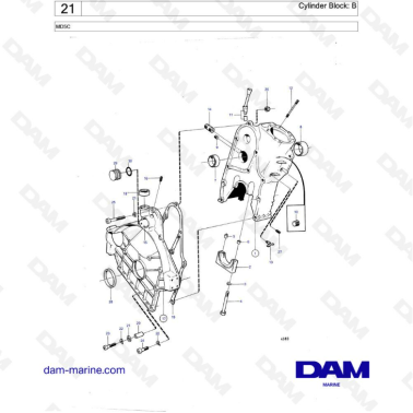 Volvo Penta MD5C - Cylinder block