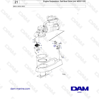 Volvo Penta MD5 -...