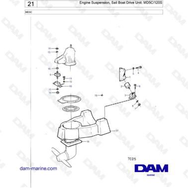 Volvo Penta MD5C -...