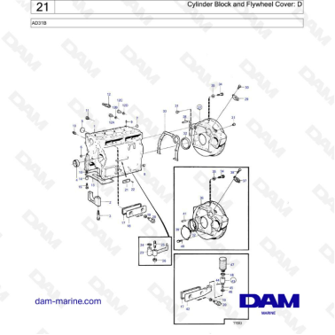 Volvo Penta AD31B - Bloque...