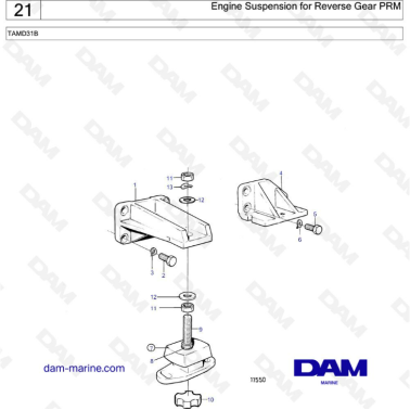 Volvo Penta TAMD31 - Motor...