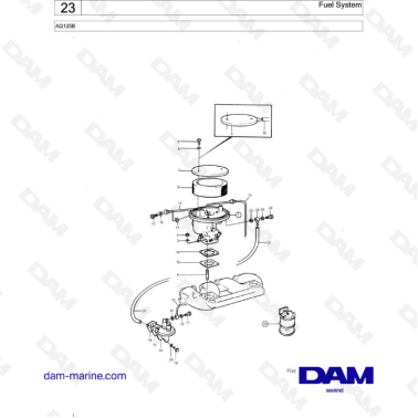 Volvo Penta AQ125 - Sistema...