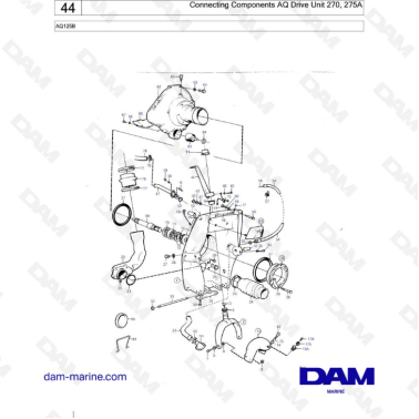 Volvo Penta AQ125 - Electrical materials