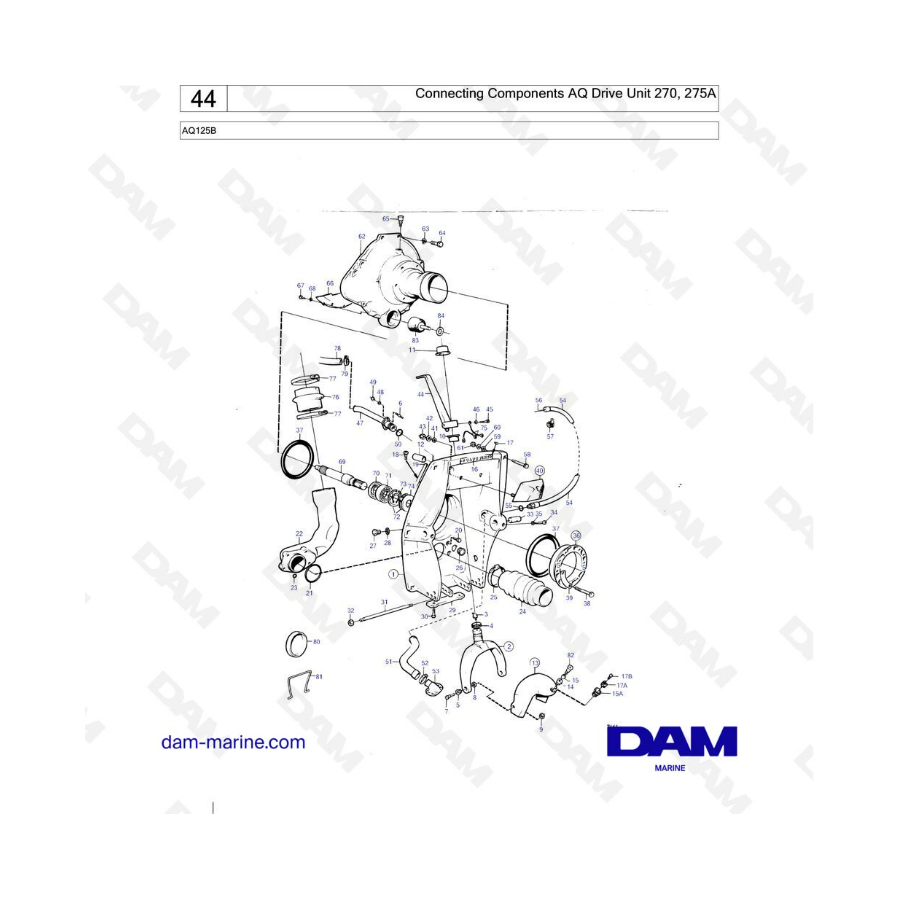Volvo Penta AQ125 - Electrical materials Volvo Penta AQ125 - Electrical materials