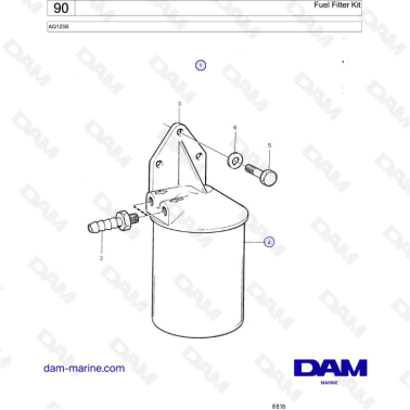 Volvo Penta AQ125 - Fuel filter kit