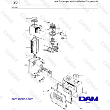 Volvo Penta AQ145 - Heat...