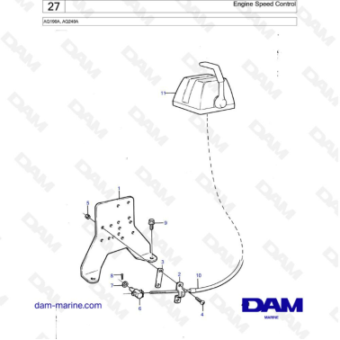 Volvo Penta AQ190 / AQ240 -...