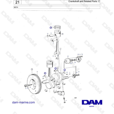 Volvo Penta MD7 - Cigüeñal...