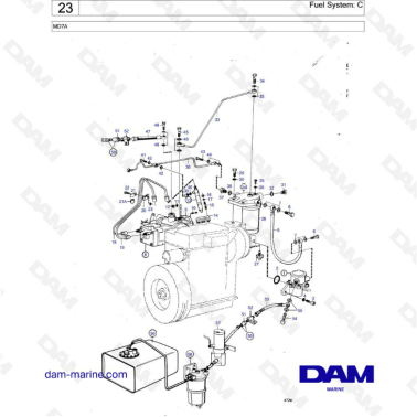 Volvo Penta MD7 - Sistema...