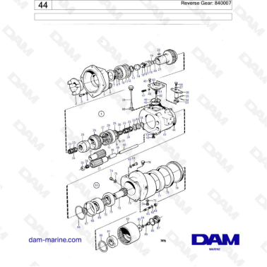 Volvo Penta MD6 - Reverse gear