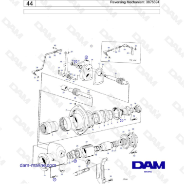 Volvo Penta MD6 - Reversing mechanism