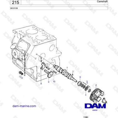 Volvo Penta MD2010B - Camshaft