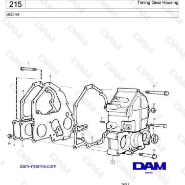 Volvo Penta MD2010B - Caja...