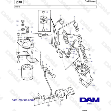 Volvo Penta MD2010 -...