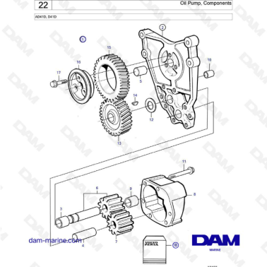 Volvo Penta AD41D / D41D -...