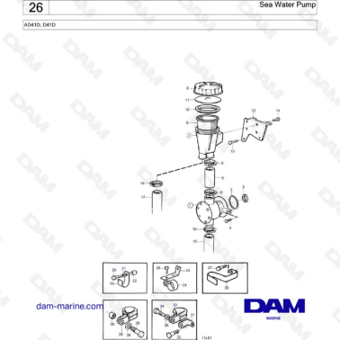 Volvo Penta AD41D / D41D -...