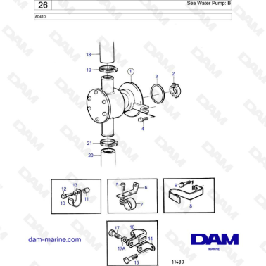 Volvo Penta AD41D - Bomba...