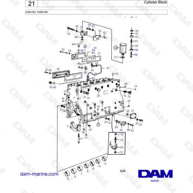 Volvo Penta TAMD70D -...