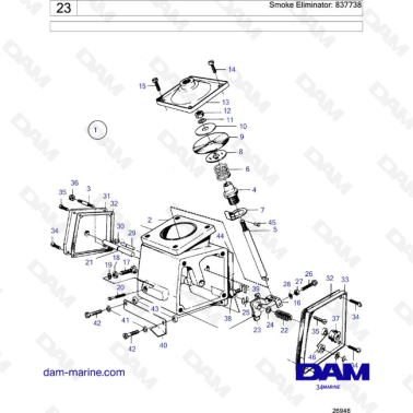 Volvo Penta TAMD70D / TAMD70E - Smoke Eliminator: 837738