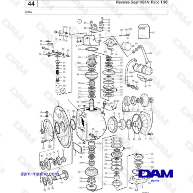 Volvo Penta HS1A - Marcha...